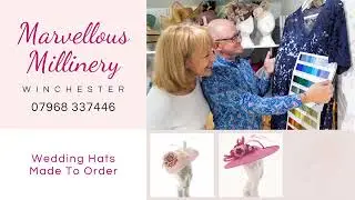 Bespoke Hats for Weddings, Mother of the Bride or Groom by Marvellous Millinery, Winchester