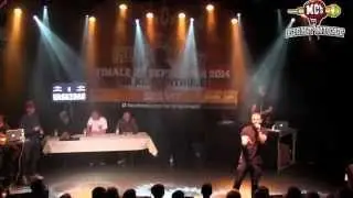 Elbanovic vs. Simon Klar - MC's Fight Night Kval. Finalen 2014 - 1/8 finale 2