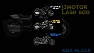 Black Flag 500 Sound | Voge CU525 Sound | QJMOTOR Flash Sound #shorts