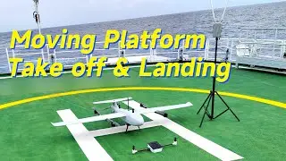 VTOL UAV takes off and lands automatically on moving platform | CUAV Raefly VT240