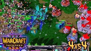 1 menos y mass air/ 4vs4 / Warcraft III Reforged