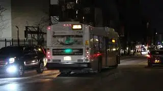 MTA NYCT: 2015 NFI XD40 #7303 deadheading at Grand St/Bushwick Av