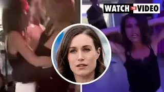 New footage released of Finland&rsquo;s PM partying