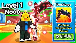 Starting Over as a NOOB with BEST Pickaxe in Roblox Dig Legends!