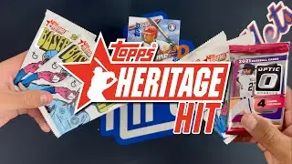 2021 Topps Heritage, 2021 Panini Optic, and 2025 Topps Chrome Update with a Heritage Hit!