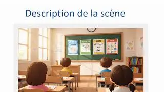 Period 2, week 3, session 1, scene description. Favorite subjects at school.