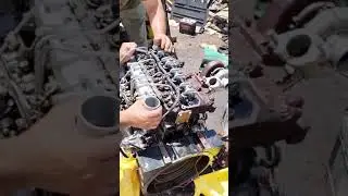 تشغيل محرك متسوبيشي 4s4 تيربو راكب على حواس كتر246سي