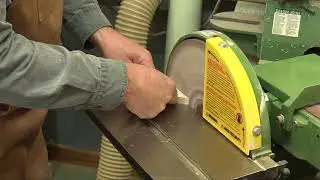 Ajuster un chant &agrave; la ponceuse