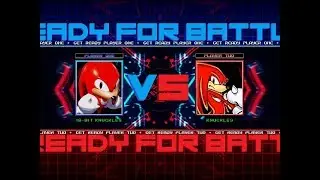 MUGEN - 16 Bit Knuckles VS Knuckles