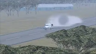 Landing to Chitral, Pakistan OPCH in fog