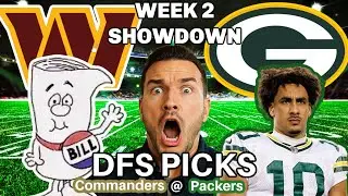 TNF DFS Showdown: Commanders vs Packers | DraftKings Player Picks & Strategy!