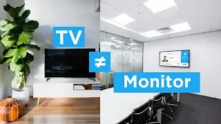 The differences between televisions and digital signage monitors?