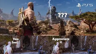 Different Dialogue Resuce Birgir & React The Lightning Bolt Vanaheim - God Of War Ragnarok