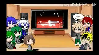 Mha and undertale reacts (warning:lazy,and bad)