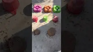 WOW So Relaxing Sand Cake फोड़ने में मजा आया 🎂ASMR FunVideo cool Sand Multiple process #shorts-feed