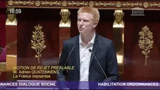 CODE DU TRAVAIL : «VOUS JOUEZ AUX APPRENTIS-SORCIERS» - Adrien Quatennens