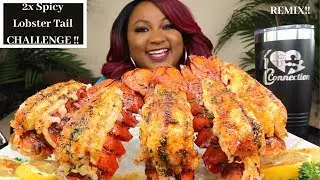 6 2X SPICY LOBSTER TAILS IN 5 MINUTES CHALLENGE | SEAFOOD MUKBANG (Remix) | Shai Snacks