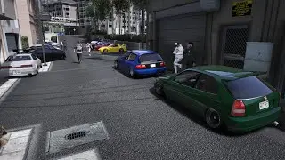 Chillin At The Car Meets On The Speed Lab FiveM Server | GTA 5 PC
