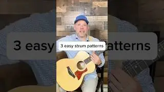 The 3 EASIEST strum patterns for beginners