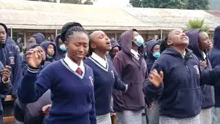 Maua Girls' Secondary School C.U worship session on 17th July 2022,led by Millicent