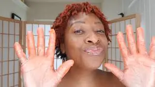 Mysteek Naturals Halloween Temporary Hair Color Tutorial #mysteeknaturals #mysteeknaturalshairwax #h