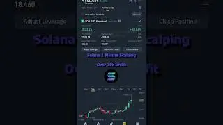 10000💲Profit Solana 1 Minute Scalping #trading #shorts #crypto #binance #sol #solana #futures