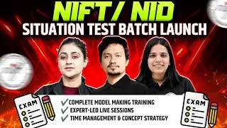NIFT & NID Situational Test Batch LAUNCH! 🔥 Biggest Surprise for Students!