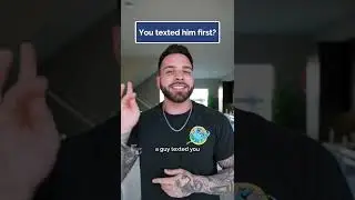 Texted him first? 📳 ConfidenceChris.com #shorts #text #relatable #datingcoach #datingadvice #first