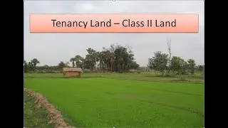 Class II Land/Tenancy Land Section 32 G, 32 M & 43 of Maharashtra Tenancy and Agriculture Land Act