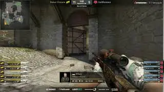 s1mple wallbang vs HellRaisers