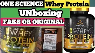 One science whey | One Science whey protein unboxing | #onescience