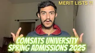 Comsats Spring Admissions 2025 || Life At Comsats University Islmabad