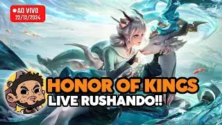 🟠LIVE | HONOR OF KINGS | RUSHANDO COM ARAGAMES!