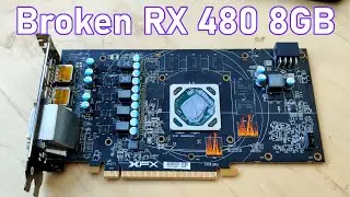 Troubleshooting a broken RX 480 | How long does a Reflow last?