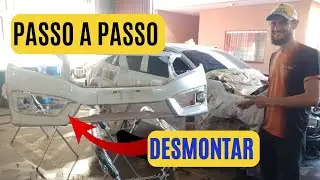COMO DESMONTAR O PARA-CHOQUE DO HONDA CIVIC PASSO A PASSO.