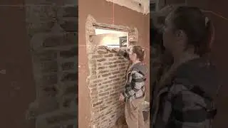 Trying masonry for the first time -bricking up doorway