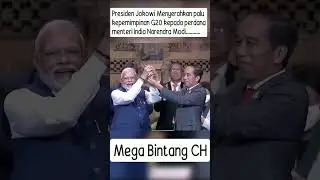 Presiden Jokowi Menyerahkan palu kepemimpinan G20 kepada perdana menteri India Narendra Modi