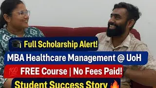From Online Class to UoH MBA with Full Scholarship! 🎓 | COQP22 Cracks It 🔥 MBA Hospital Management 