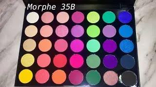 MORPHE 35B PALETTE SWATCHES | MORPHE BRUSHES