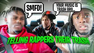 TELLING RANDOM RAPPERS THEIR MUSIC IS TRASH FACE TO FACE *BAD IDEA*