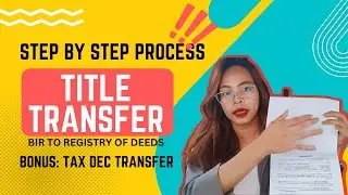 Title Transfer Step by step process | BIR RD | Real Estate