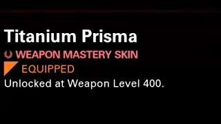 I got Titanium Prisma on EVERY WEAPON in XDefiant