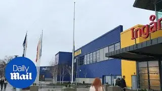 IKEA flags at half mast after death of founder Ingvar Kamprad - Daily Mail