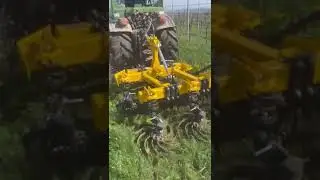 Cover crop control with BUSA GYMF-1,7 Classic Rotary weeder