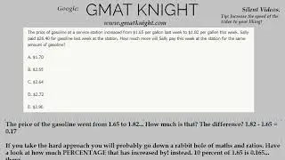 GMAT Problem Solving - A Disguised Percentage Question?