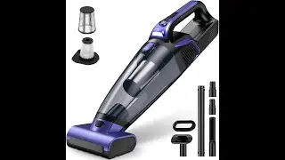Pet Hair Handheld Vacuum Cordless: 20000PA High Power Car Vacuum with Motorized Brush