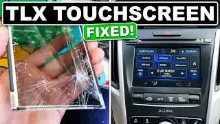 How To Replace 2015-2020 Acura TLX Digitizer/ Touchscreen. How To Disassemble 2016 TLX Radio.