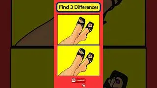 Part 62 😱 Find 3 Differences 👀 | Brain Test Game #shorts