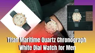Titan Maritime Quartz Chronograph White Dial #watch #15red #titanwatches #titan #amazon