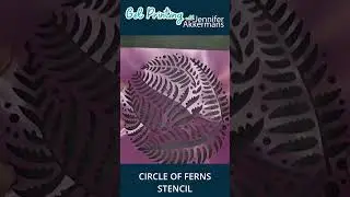 Testing the Circle of Ferns Stencil 🌿✨